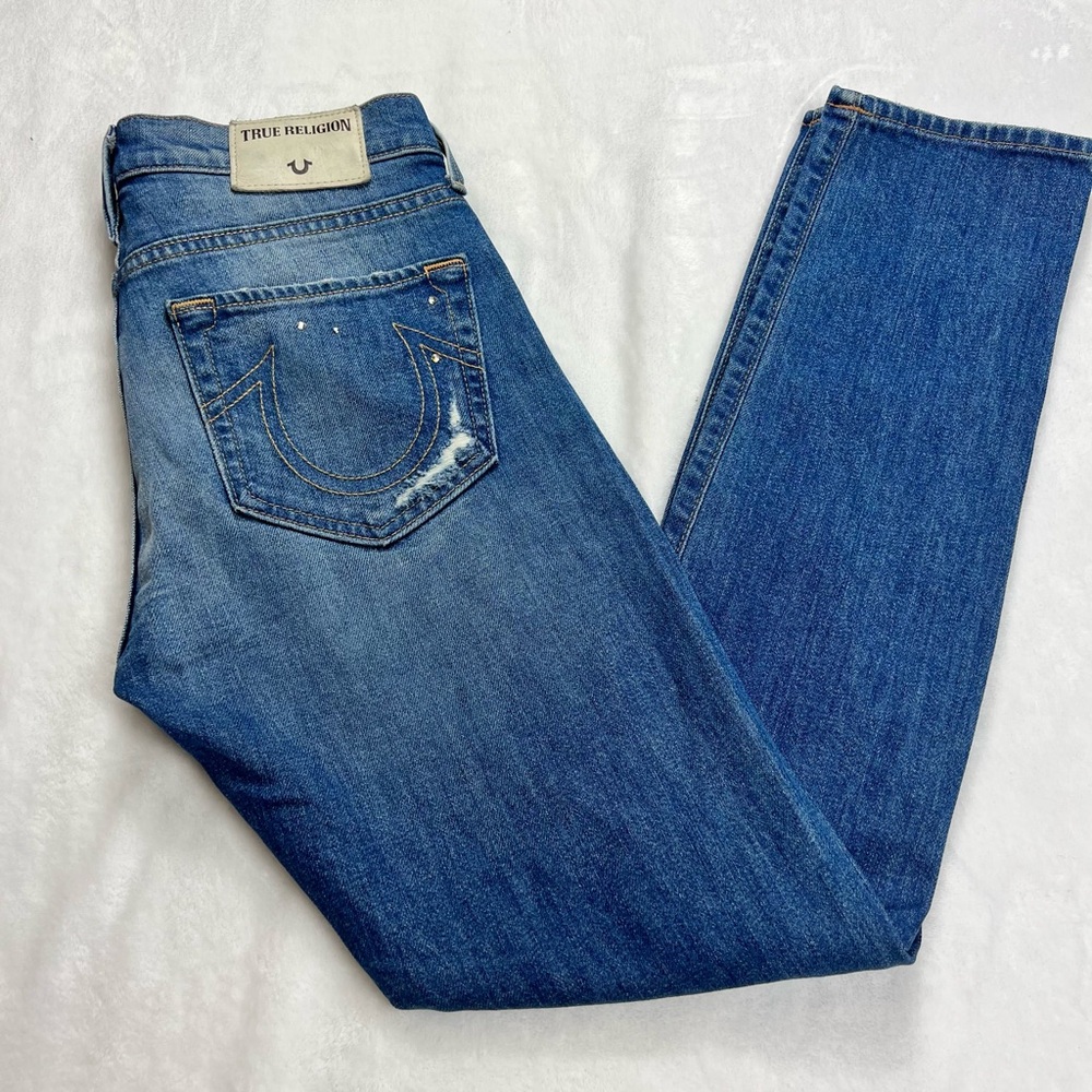 True Religion Classic Indigo Skinny Jeans size 27